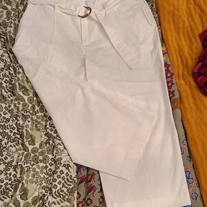 Charter Club White Chinos Relaxed Fit